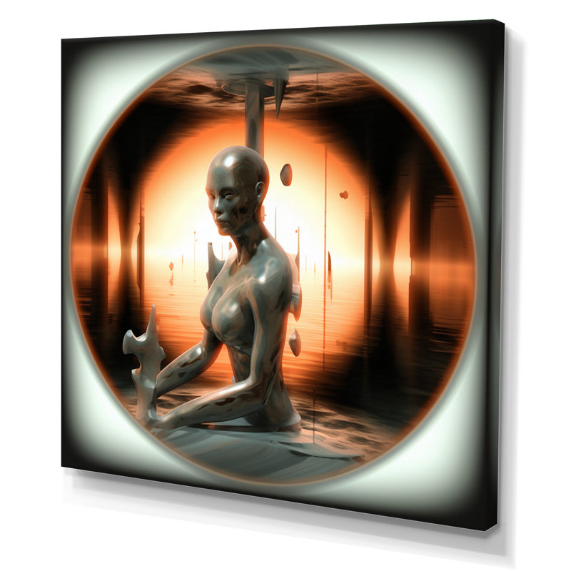 A.I. Sci-Fi Dreams Of Singularity, Toile tendue, H 36 po x l 36 po x P 1,5 po