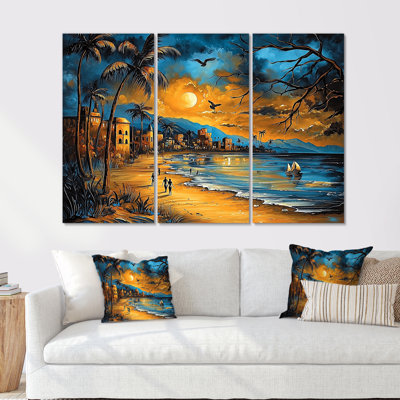 Beach Life In Brazil I - Coastal Beach Wall Décor Set