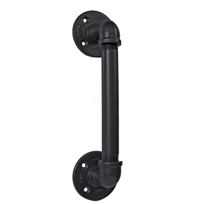 Industrial Steel Handle/Pull, Black