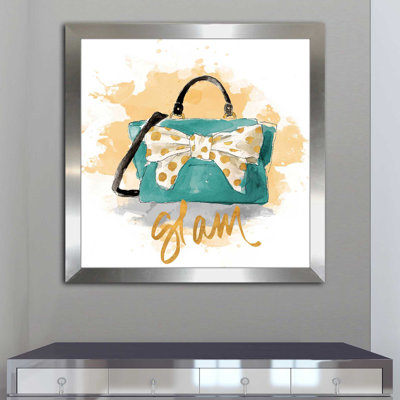 «Glam Purse», reproduction de peinture à l'aquarelle