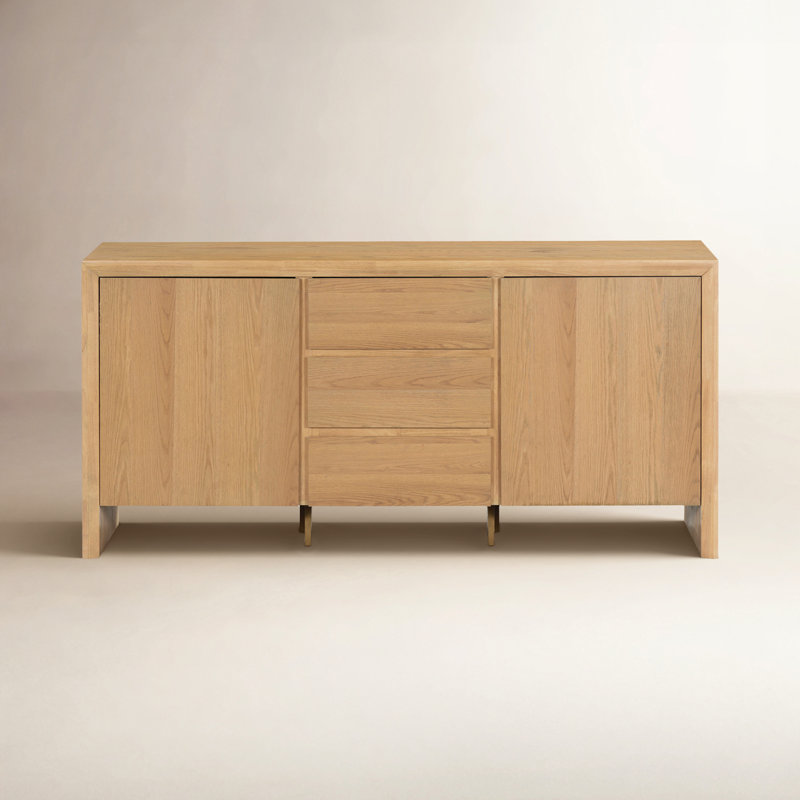 Buffet 3 tiroirs Barkeyville LeeRoy Darnell, Naturel
