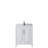 Daria 30'' Single Bathroom Vanity with Marble Top-97878291-97878295