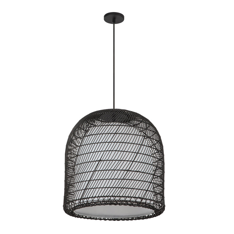Verbana Outdoor Pendant, Black