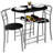 Dismukes 2 - Person Four Leg Dining Set-767518222-767518223-727511947