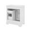Meuble-lavabo moderne 30 po avec comptoir, porte et 2 tiroirs, armoire de rangement moderne