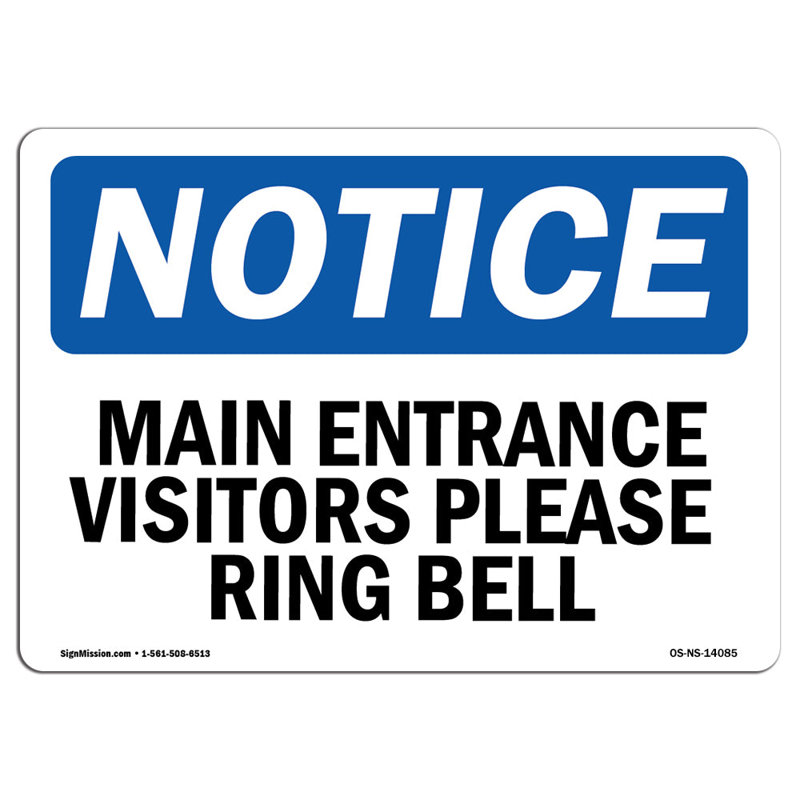 Notice Sign