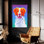 «Brittany Spaniel» par Rebecca Wang, art mural en verre acrylique
