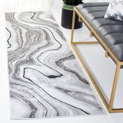 Fluery Performance Abstract Rug