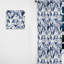Motif victorien damas bleu cobalt Regal - rideau damassé - obscurcissant velours - 1 panneau-107578615