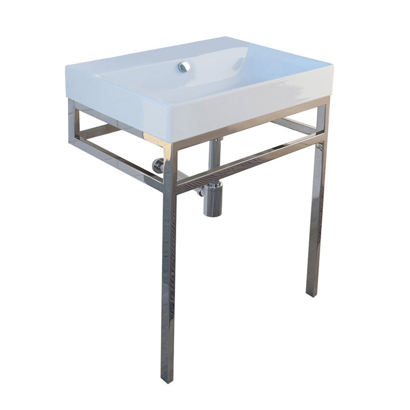 Aquasei Sink Stand, Polished Stainless Steel