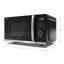 20L 800w Solo Microwave Black