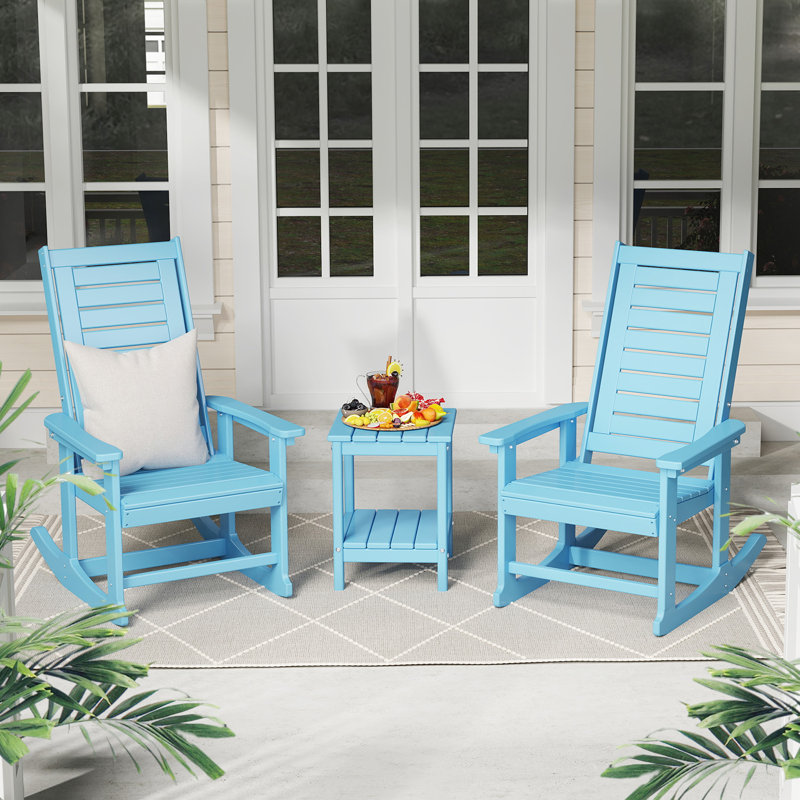HDPE Outdoor Rocking Chair, Arctic