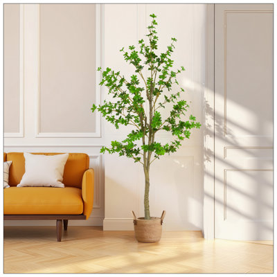 76" Artificial Enkianthus Tree With Pot
