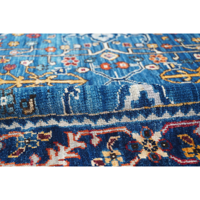 One-of-a-Kind 8'1" Area Rug in Red/Blue/Yellow