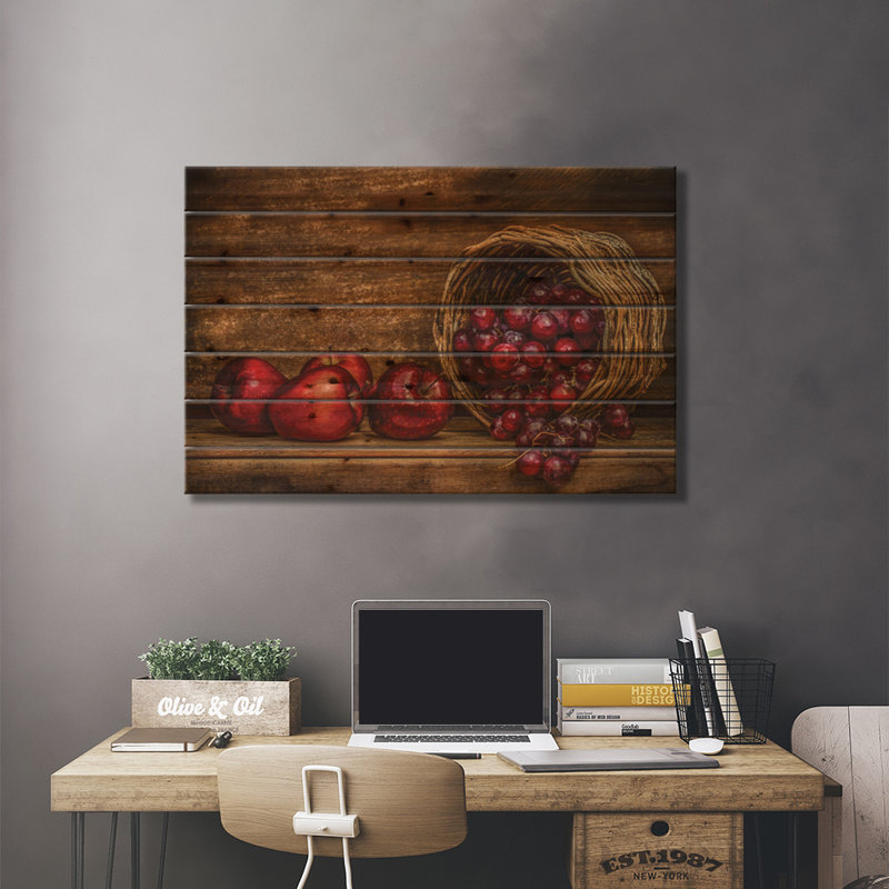 " Red " by Margareth Perfoncio, 26" H x 40" W x 1.5" D