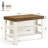 Home Bar Table With Storage Shelves, Farmhouse Bar Cabinet For Kitchen Dining Room-1924834598