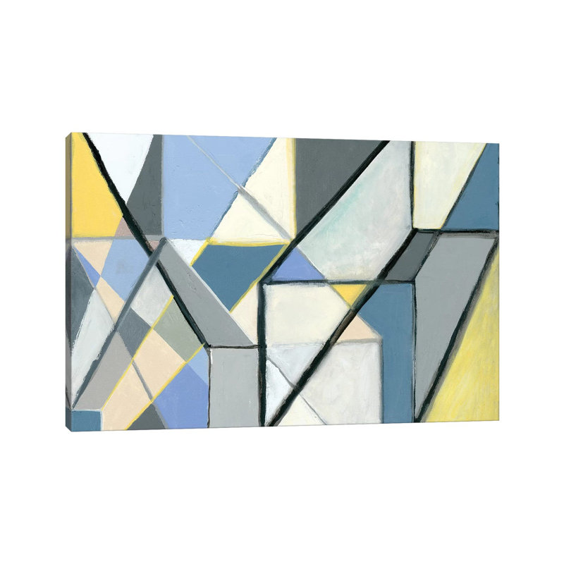Cuboid by Nikki Galapon - Wrapped Canvas Painting, 45.72cm H x 66.04cm W x 1.9cm D