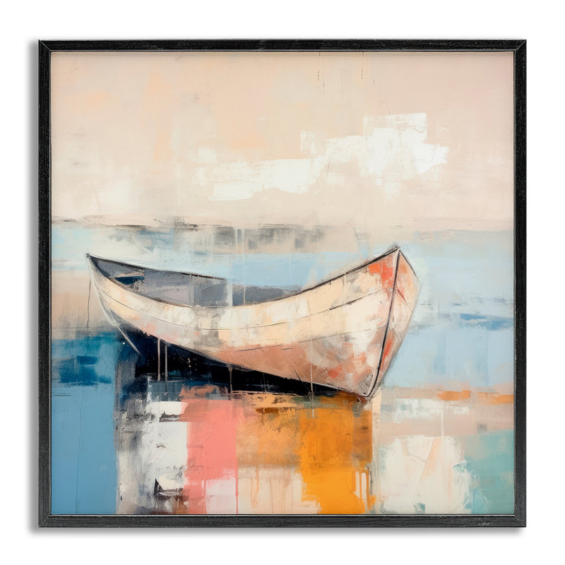 Art de la giclée, reflet d'un bateau ensoleillé par Irena Orlov, Estampe numérique Farmhouse, H 12 po x l 12 po