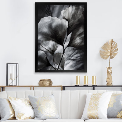 «Tropical Ginkgo Leaves IV», reproduction d'art sur toile