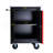 DOUBLE-DOOR Clapboardl MULTI-FUNCTION TOOL CART--BLAK&RED
