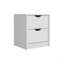 Table de chevet 2 tiroirs, table de bout, table d'appoint