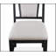 Chaise d'appoint de salle à manger contemporaine 2 pièces avec siège et dossier rembourrés, finition grise, structure en bois pour plus de confort et de style