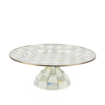 Sterling Check® Pedestal Platter