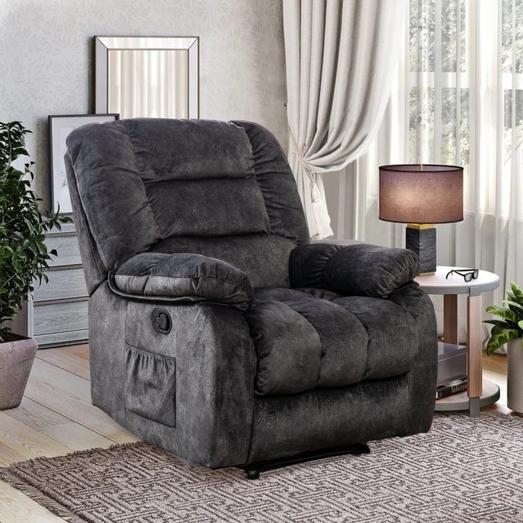 Lyquinn 39.7" Wide Manual Recliner with Massage and Heating