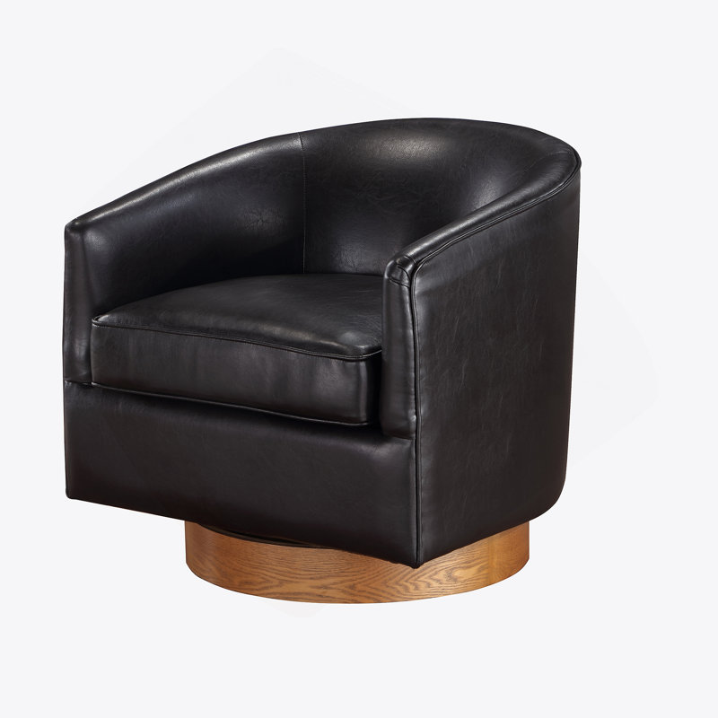 Fauteuil pivotant demi-tonneau Maisy