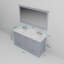 Meuble-lavabo double l 60 po x P 22 po Dukes-66637731-112869035