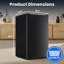 Congélateur vertical de 3,2 pieds cubes avec commandes de température réglables (-0,4 ° F à 32 ° F)-121358329