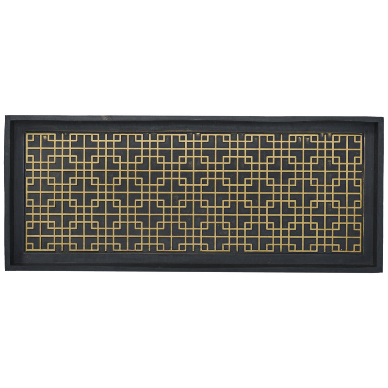 Logan Arrow 34in x 14in Non-Slip Outdoor Rubber Boot Tray