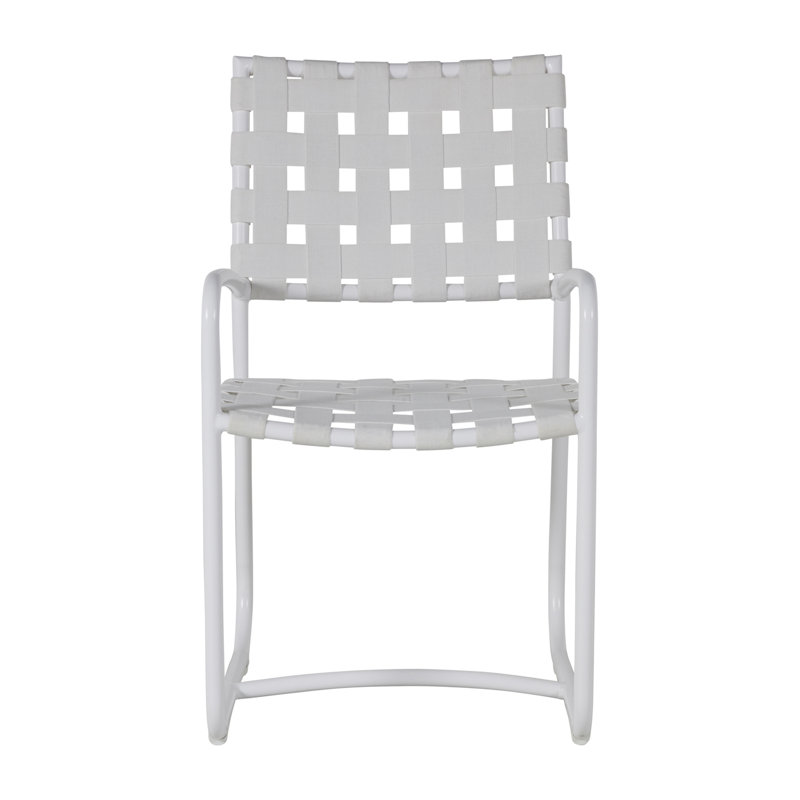Catalina Arm Chair, Chalk Frame/White Seat