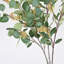 35" H Spring Summer Eucalyptus Blossoms Cluster Bush Stem For Vase Filler