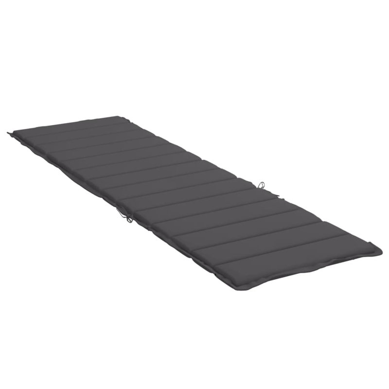 Outdoor Seat / Back Cushion, Dark Gray, 1.6" H x 78.7" L x 27.6" W