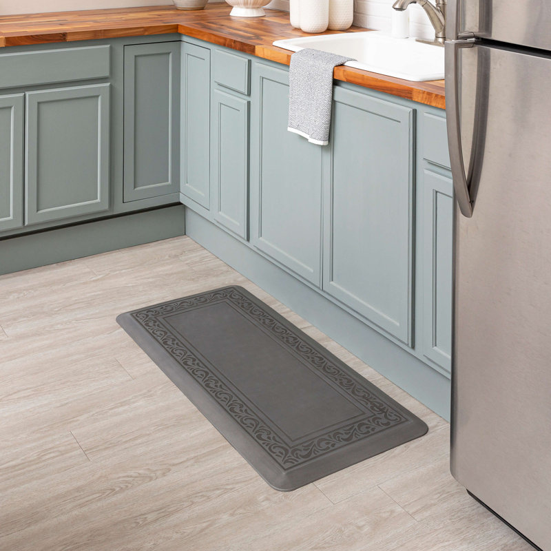Tapis de cuisine antidérapant Tempur-Pedic, Étain