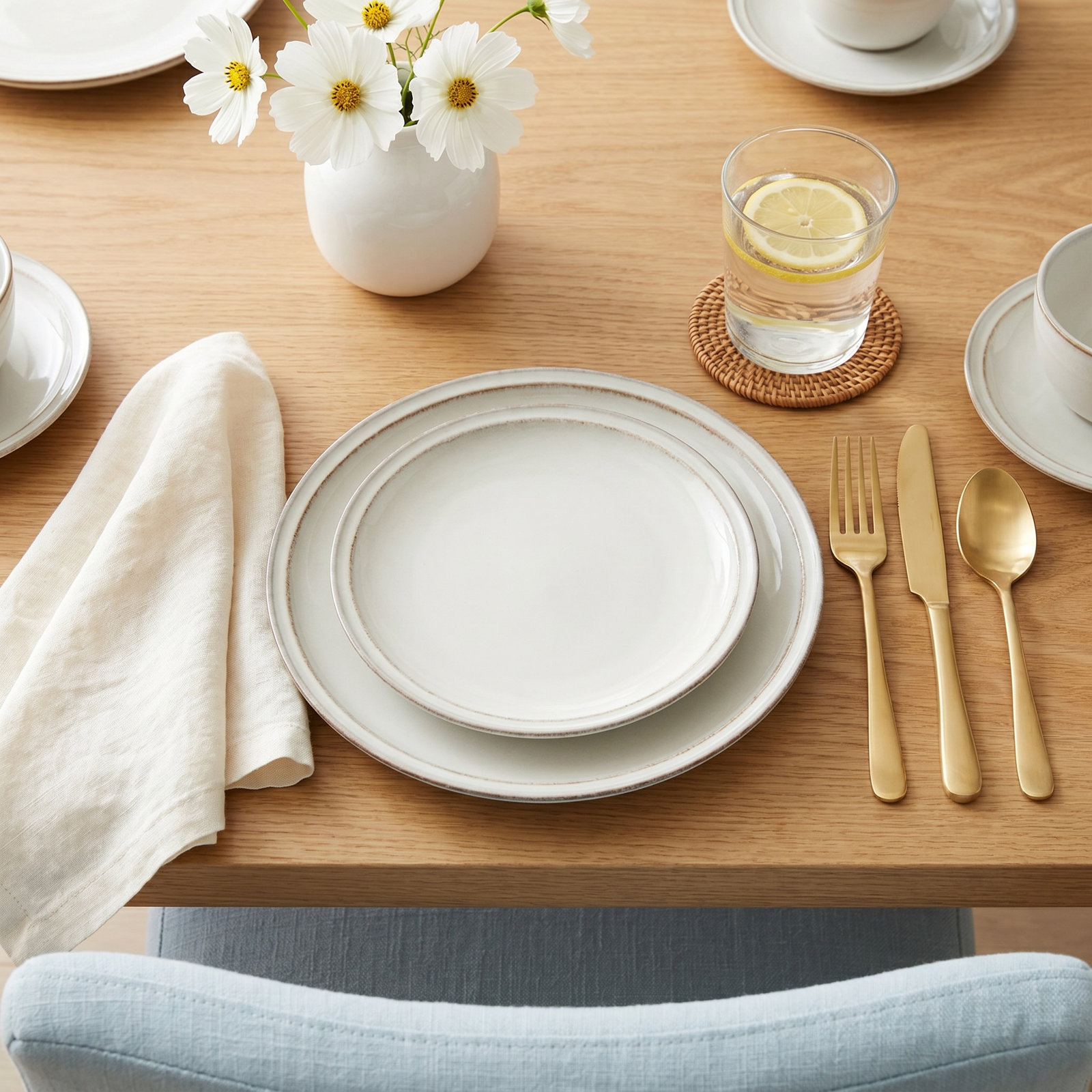 Friso 7" Bread and Butter Plate, Gray