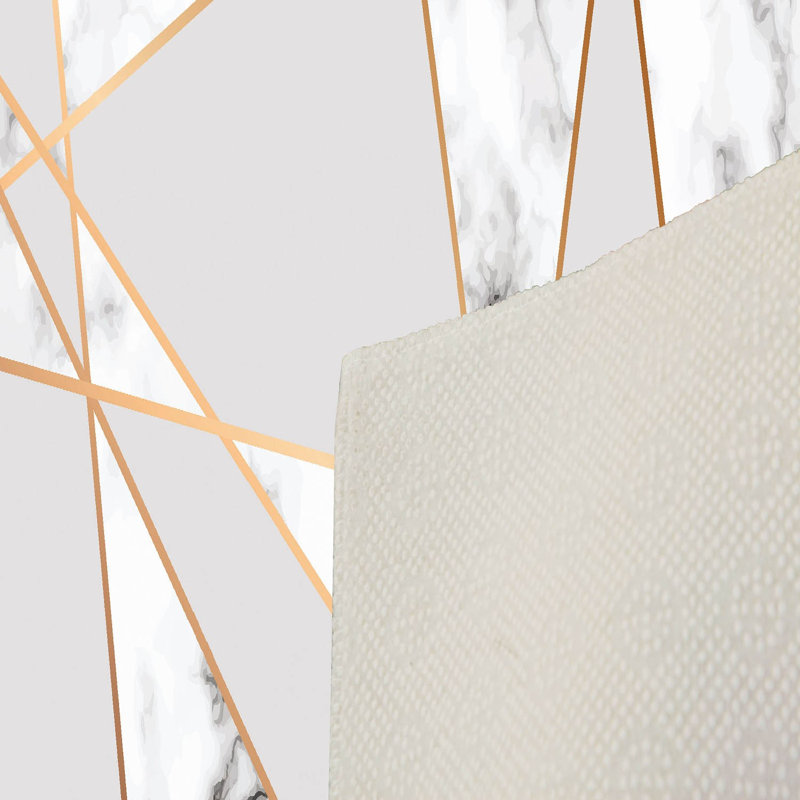 Stylish Woven Carpet (4.6 x 7.2 Feet), 100% Polyester, 0.4 in Pile Height | Antibacterial, Non-Slip Underside, Machine Washable | 3D Digital Print Design | Perfect for Living Room, Bedroom, & Dining Areas