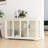 White Kitchen Storage Cupboard With Glass Door. Build For Performance. 2 Sliding Doors And Adjustable Shelf Efficient Organization. Coated. Non-Slip Bottom To Floor From Damage Cabinet - Crafted