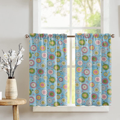 Cotton Blend Tailored Cafe Curtain
