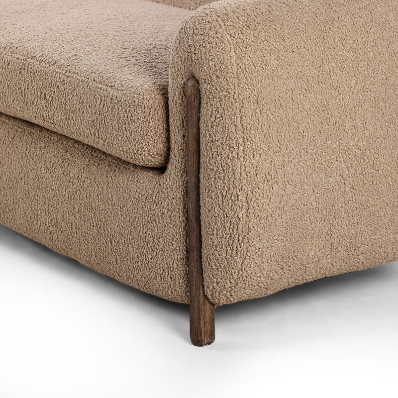 Lyla Sofa, Sheepskin Camel Sherpa