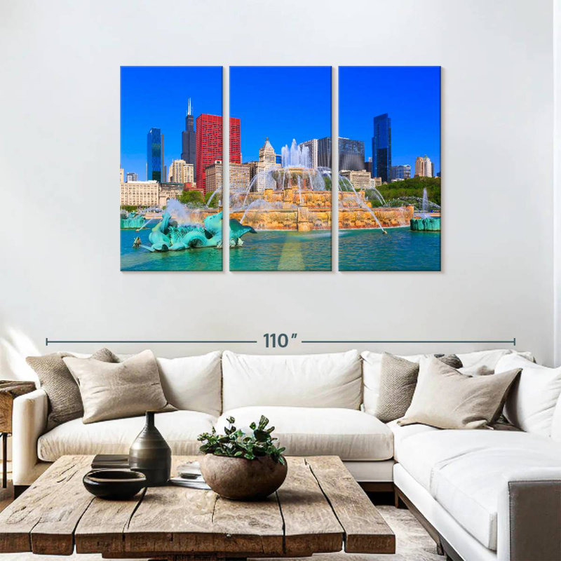 Rorry Buckingham Fountain, 48" H x 74" W