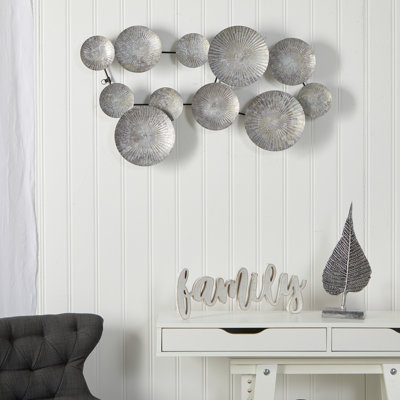 Boho Abstract Wall Decor on Metal