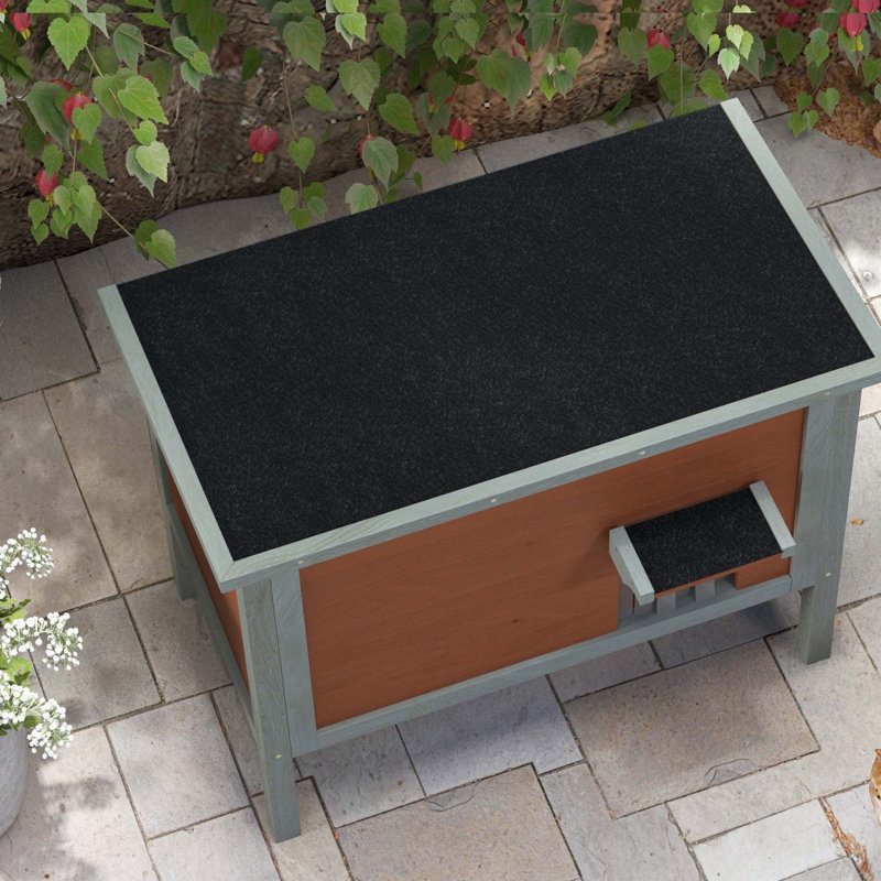 Abri pour chat en bois exceptionnel avec isolation avancée et conception conviviale