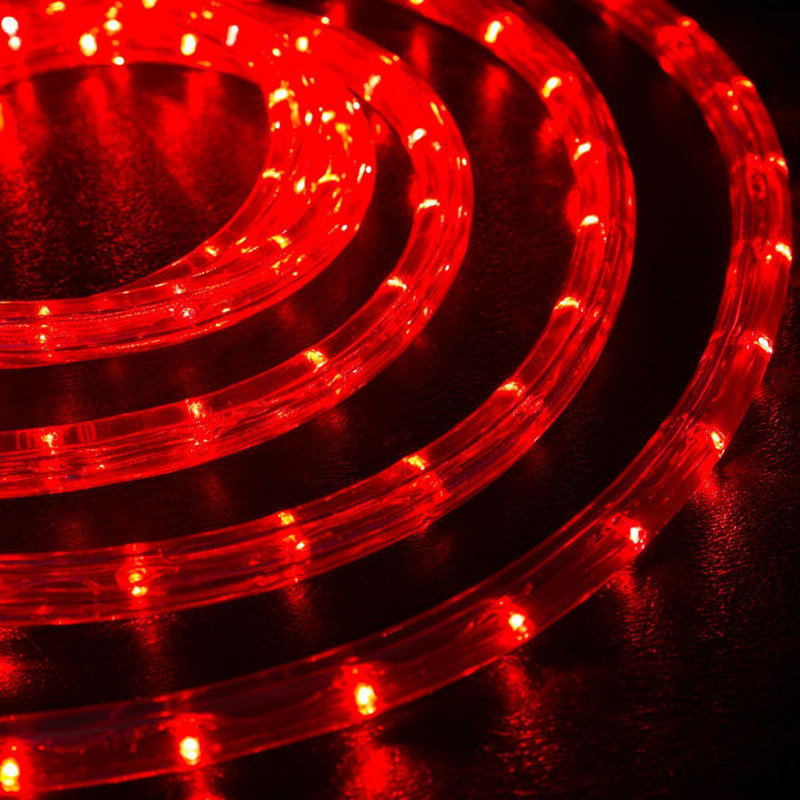 Cordon lumineux à DEL, 10 pi, Rouge