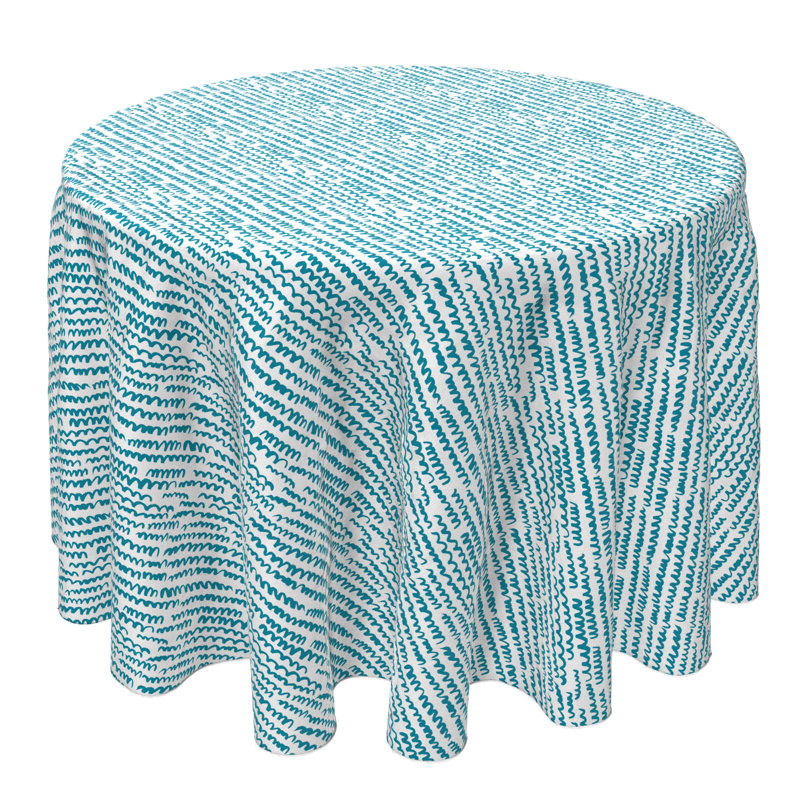 Round Cotton Twill Tablecloth