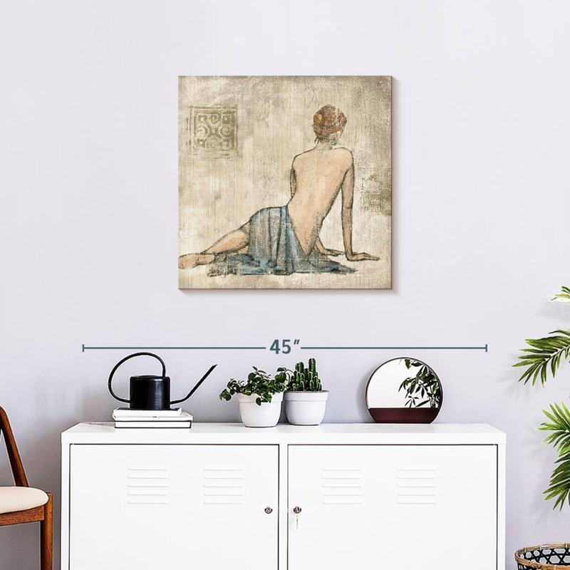 Leisha Figure Study, 24" H x 24" W
