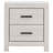Brantford Coastal White 2-Drawer Nightstand-1285509901