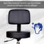 Swivel Upholstered Adjustable Height Counter Stool