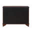 Console de 40 po avec tablette de rangement, table de hall d'entrée rétro avec tablette de rangement réglable, table de canapé pour le couloir, entrée, salon, vestibule, espresso clair-1126672687